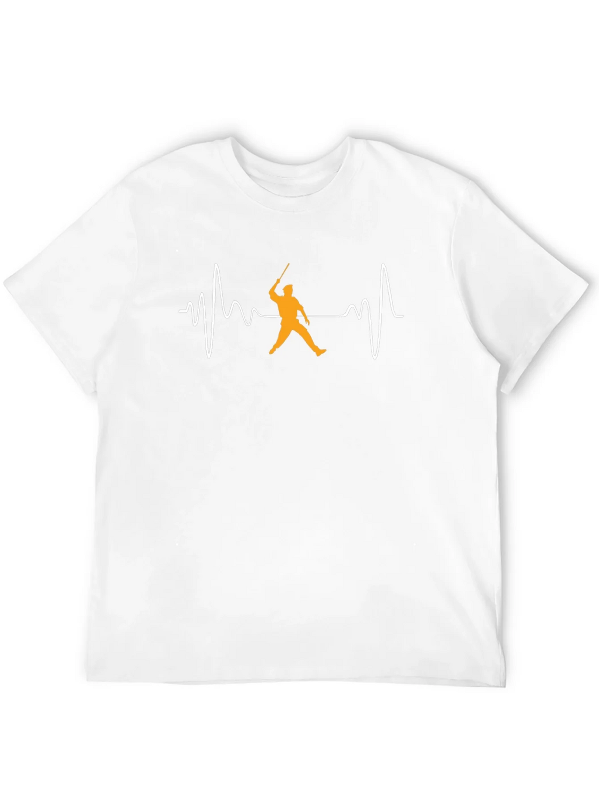 Cricket Heartbeat T-Shirt - Black Cotton Tee product image 11