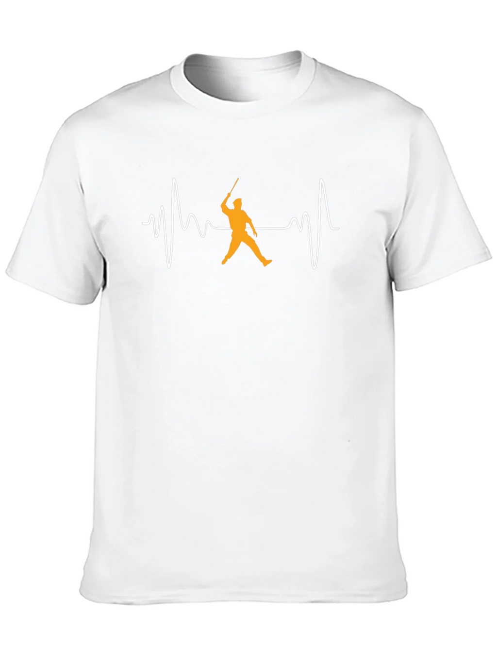 Cricket Heartbeat T-Shirt - Black Cotton Tee product image 9
