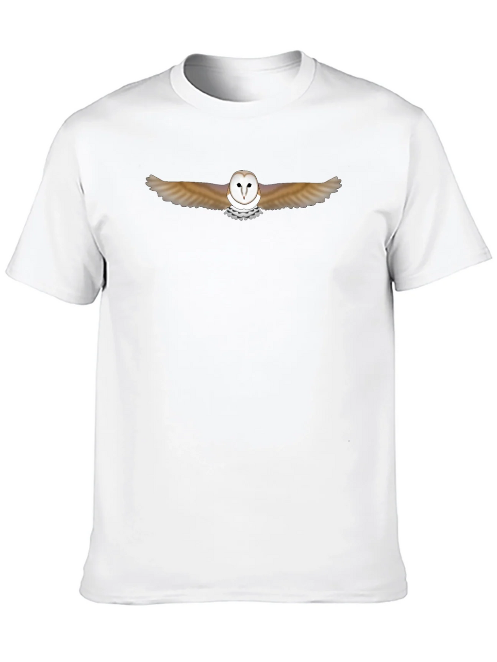 Barn Owl Graphic Black T-Shirt product image 8