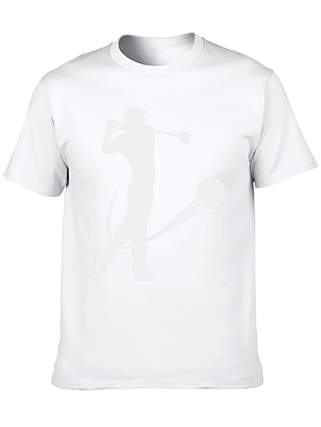 Golfer Silhouette T-Shirt - Black product image 9