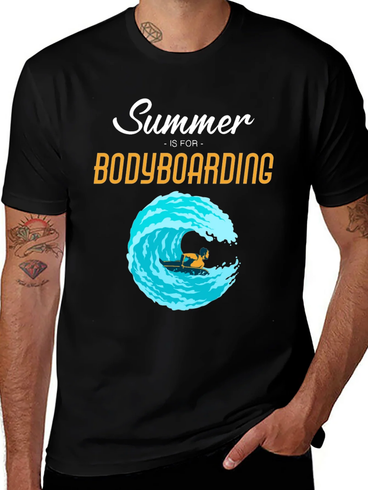 Summer Bodyboarding T-Shirt product image 1