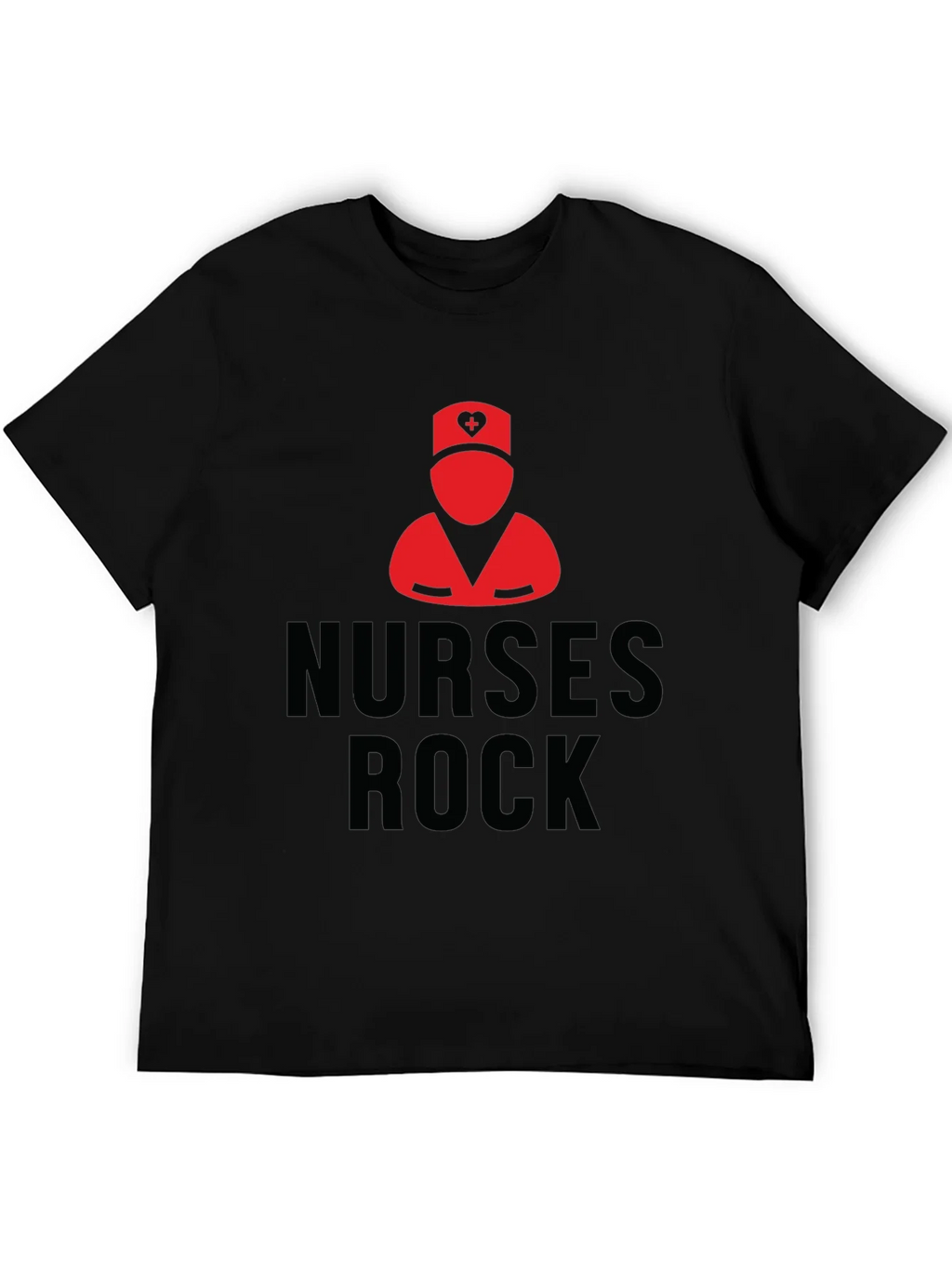 Nurses Rock Black T-Shirt | Nurse Pride Apparel product image 5