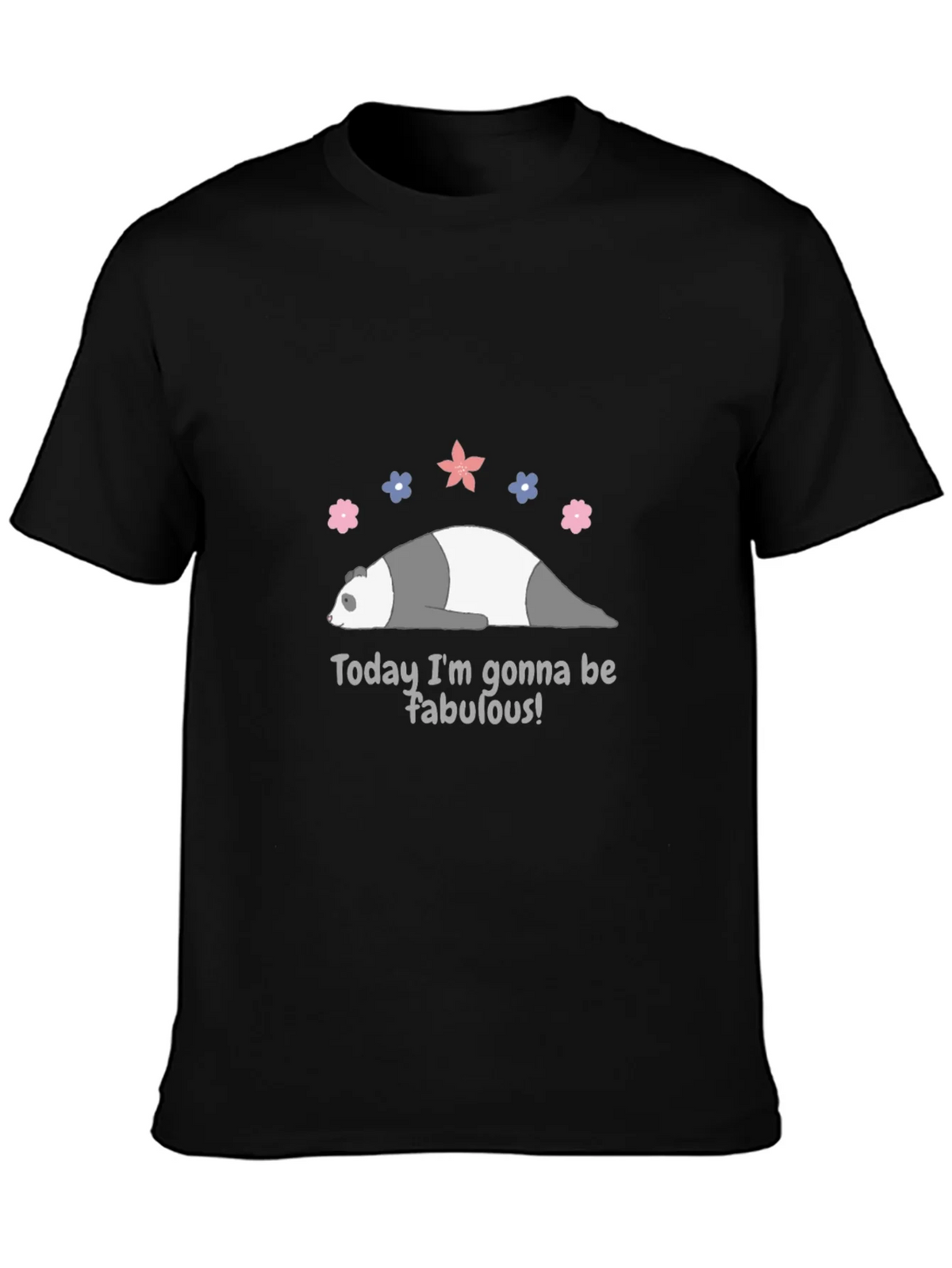Funny Panda Fabulous Graphic Tee product image 3