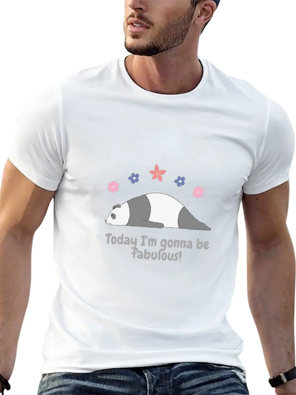 Funny Panda Fabulous Graphic Tee product image 10