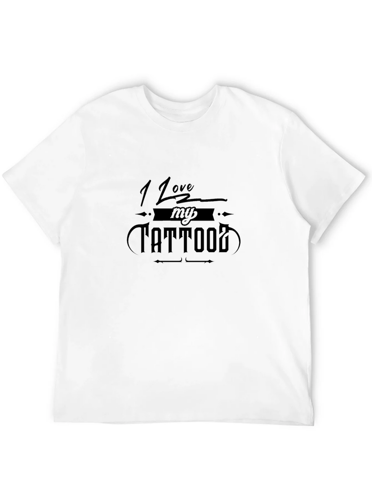 I Love My Tattoo Graphic Tee - Black T-Shirt product image 11
