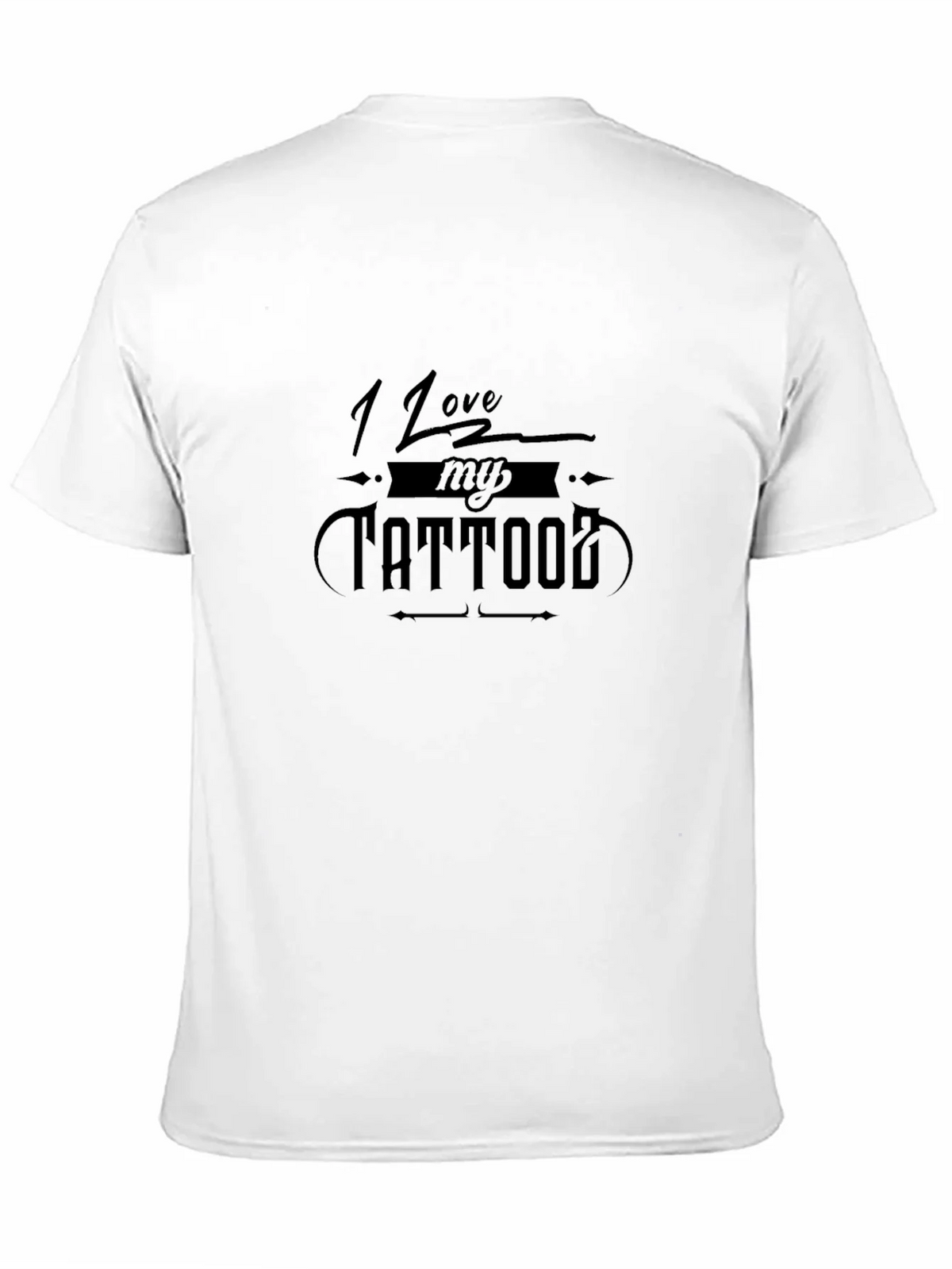 I Love My Tattoo Graphic Tee - Black T-Shirt product image 10