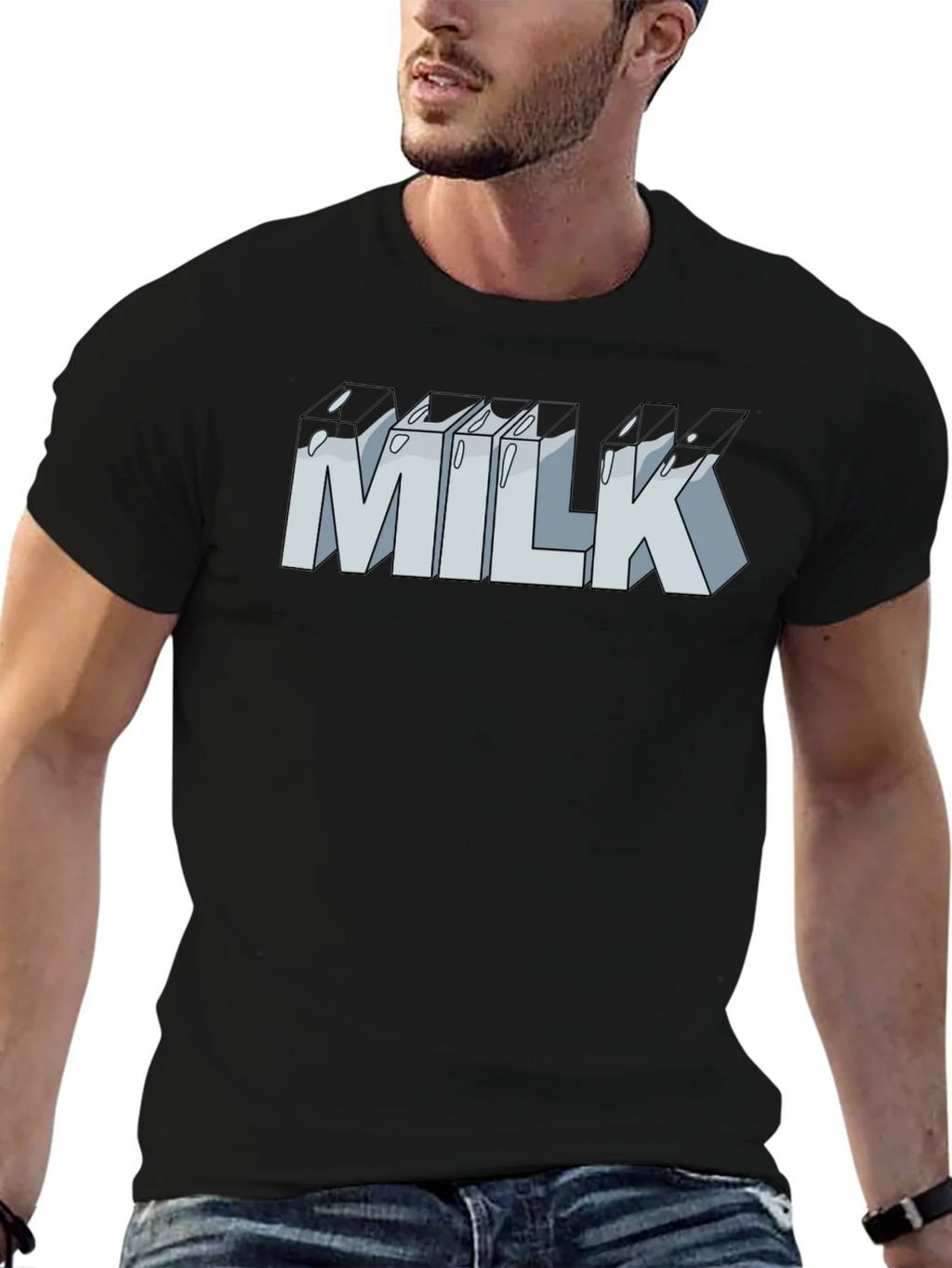Milk Graphic T-Shirt - Unisex Casual Tee product image 6