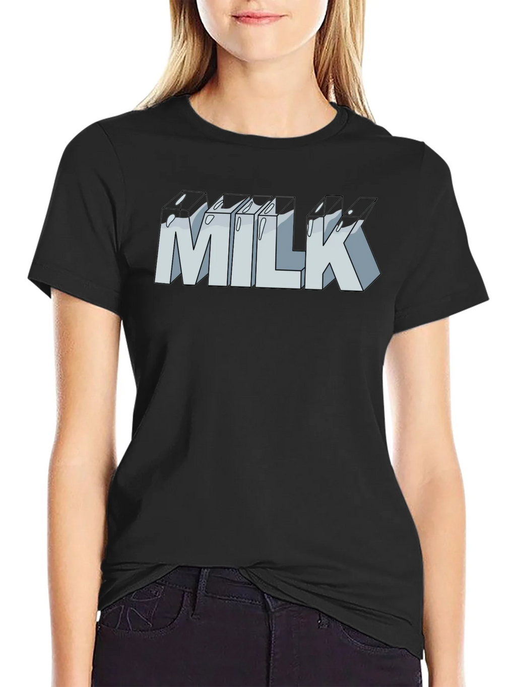 Milk Graphic T-Shirt - Unisex Casual Tee product image 2