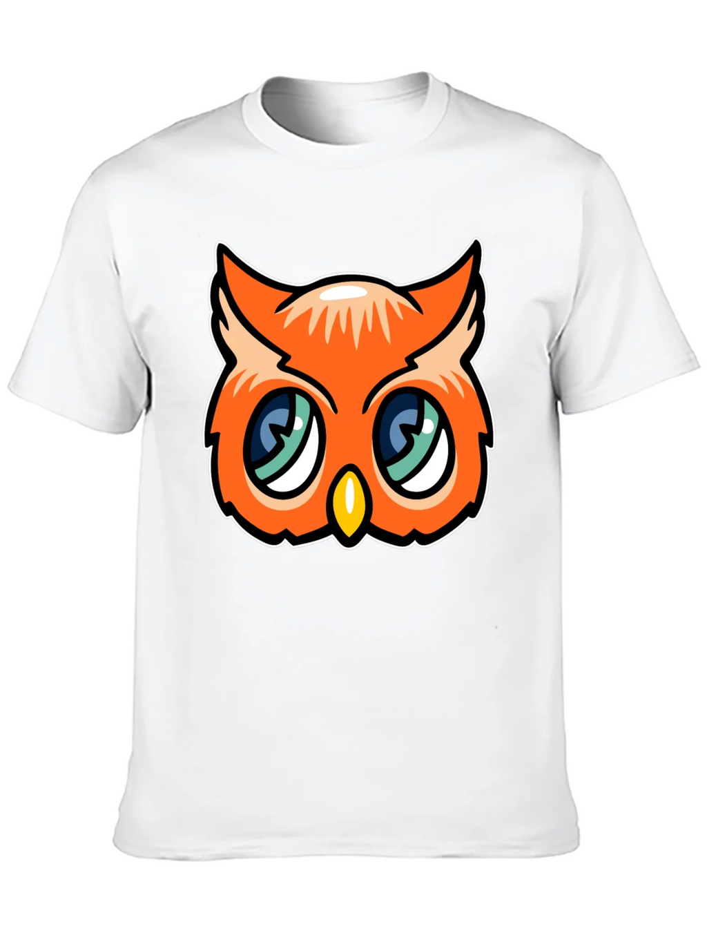 Cute Cartoon Owl Graphic Tee - Black product image 8