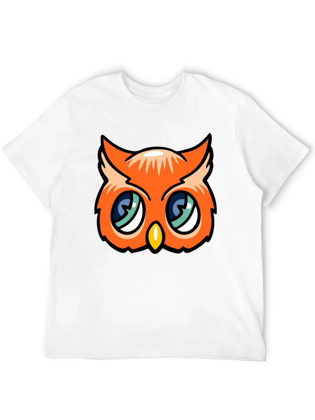 Cute Cartoon Owl Graphic Tee - Black product image 9