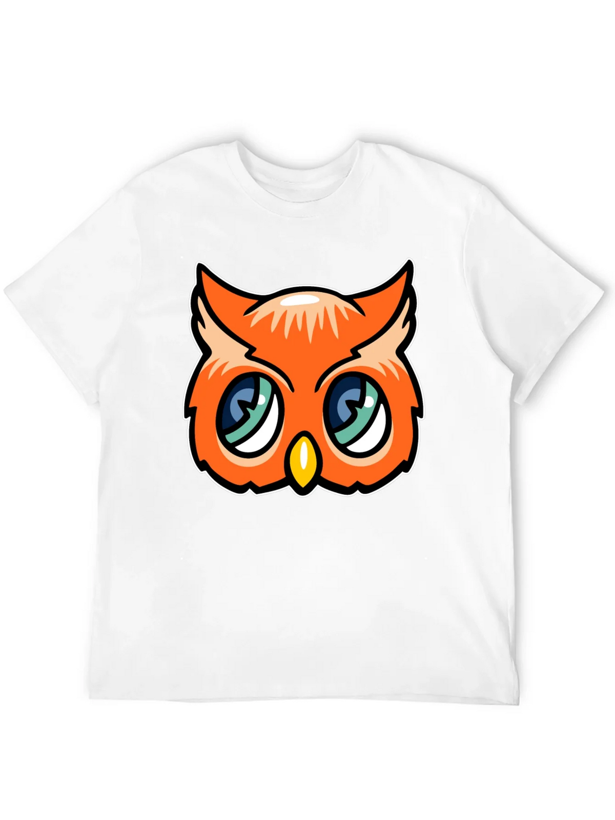 Cute Cartoon Owl Graphic Tee - Black product image 9