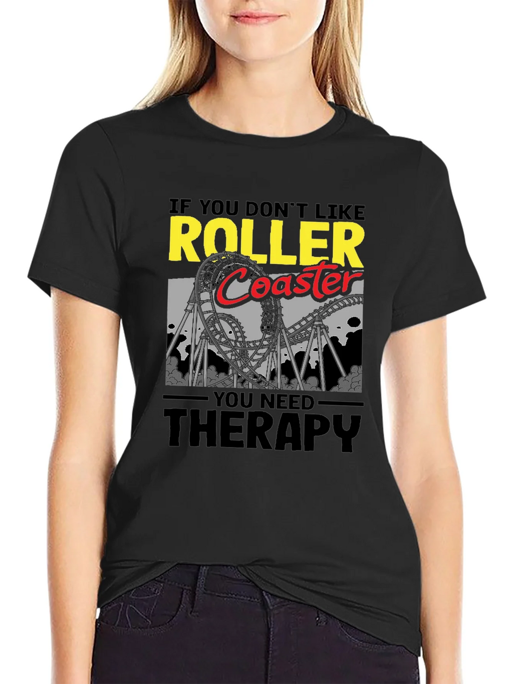 Roller Coaster Therapy T-Shirt product image 2