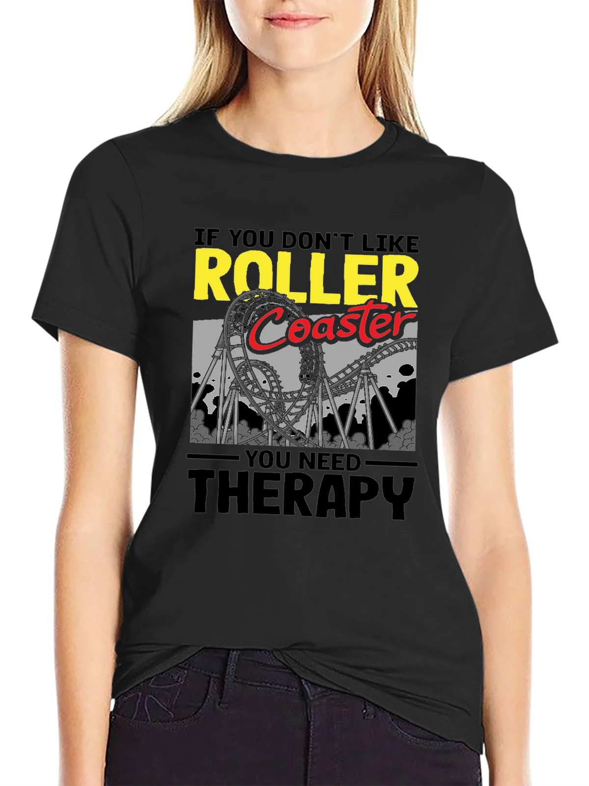 Roller Coaster Therapy T-Shirt product image 2