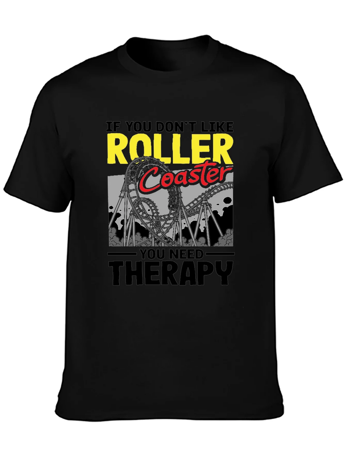Roller Coaster Therapy T-Shirt product image 3