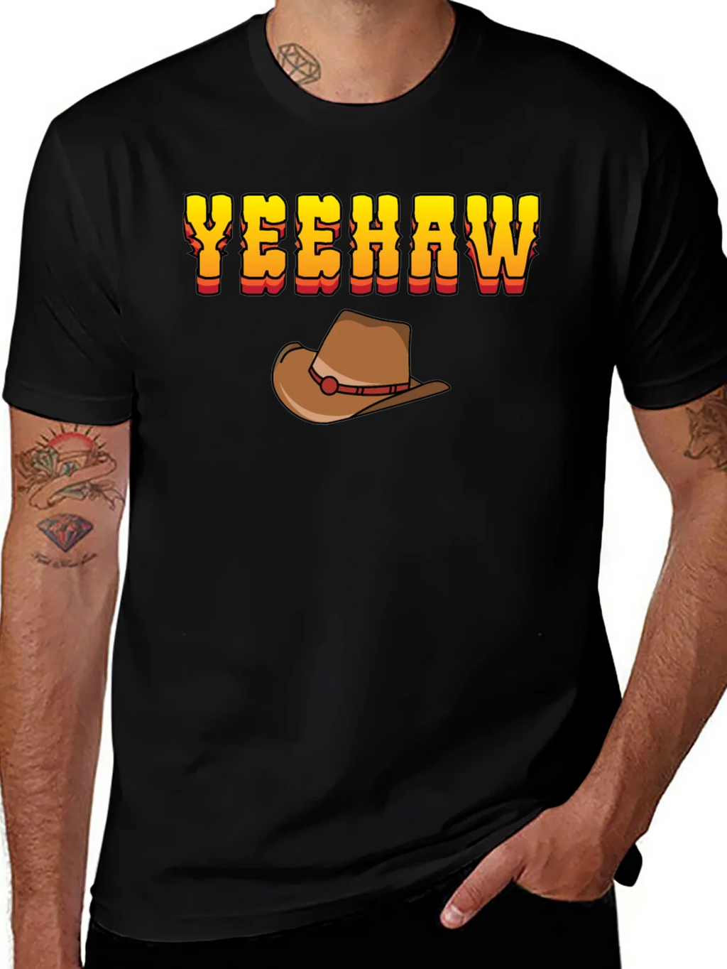 Yeehaw Cowboy Hat T-Shirt