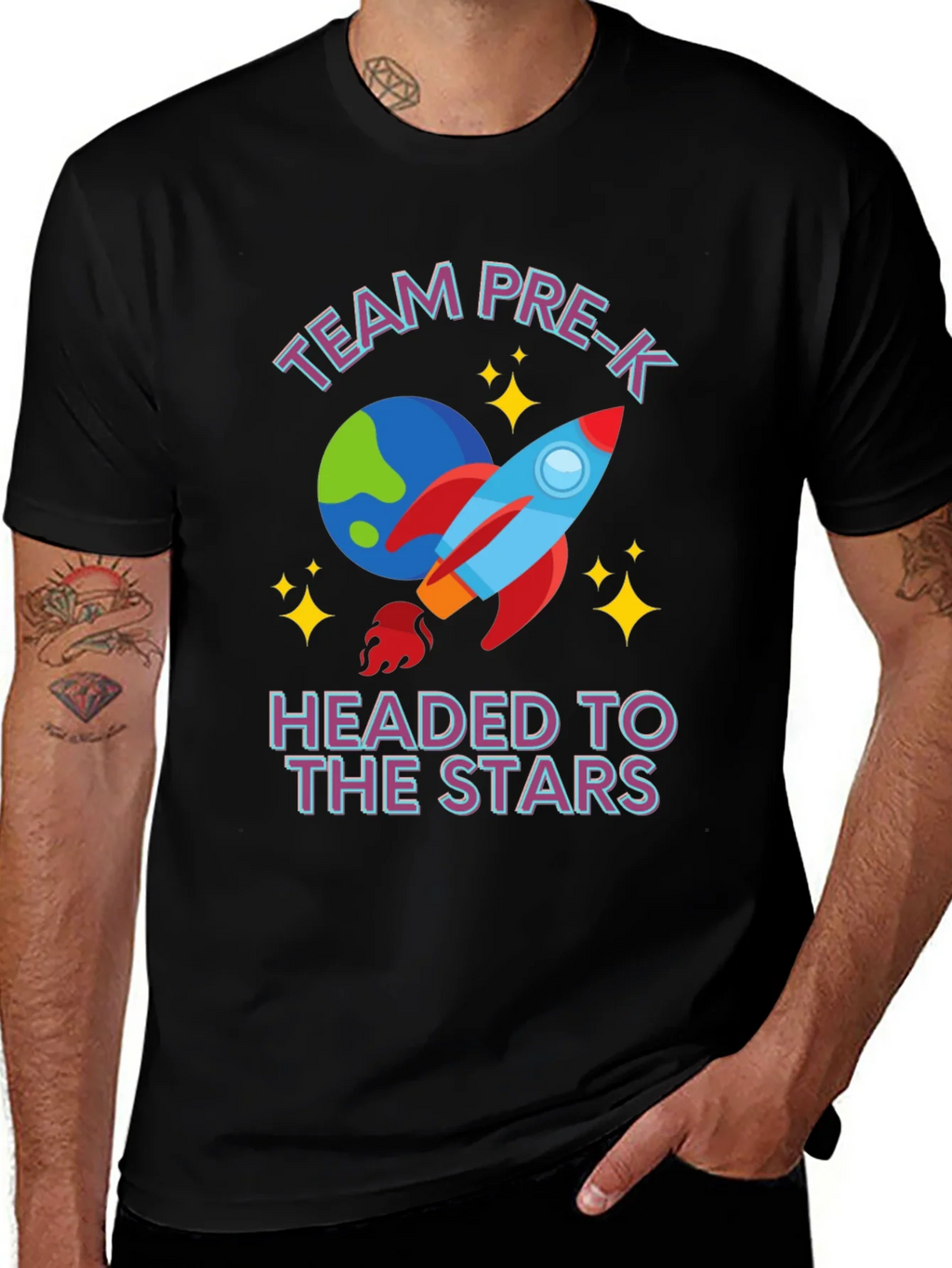 Team Pre-K Headed to the Stars T-Shirt product image 1