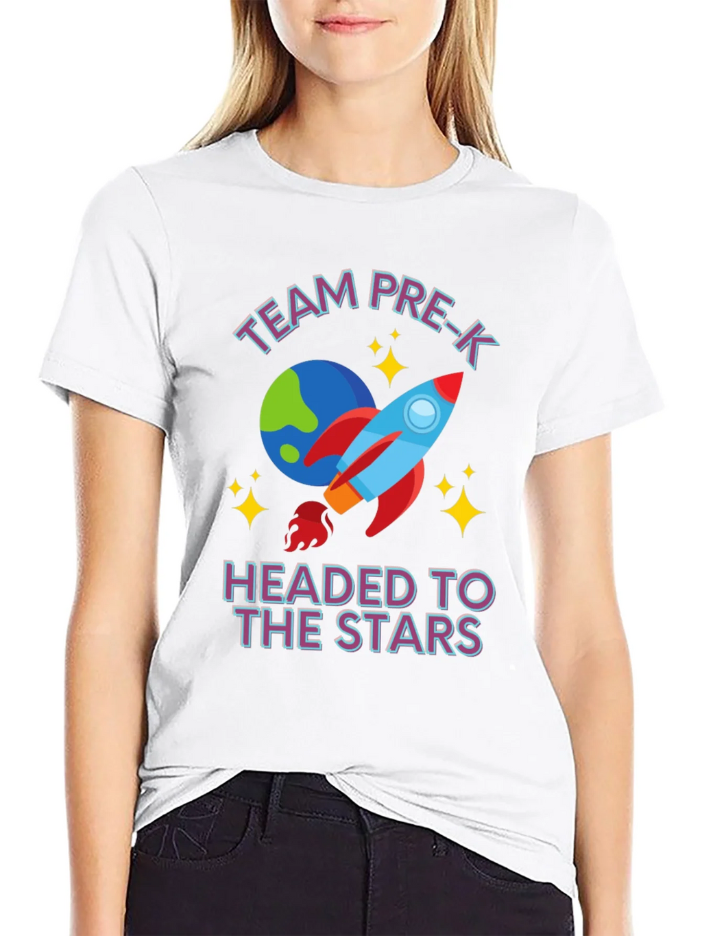 Team Pre-K Headed to the Stars T-Shirt product image 6