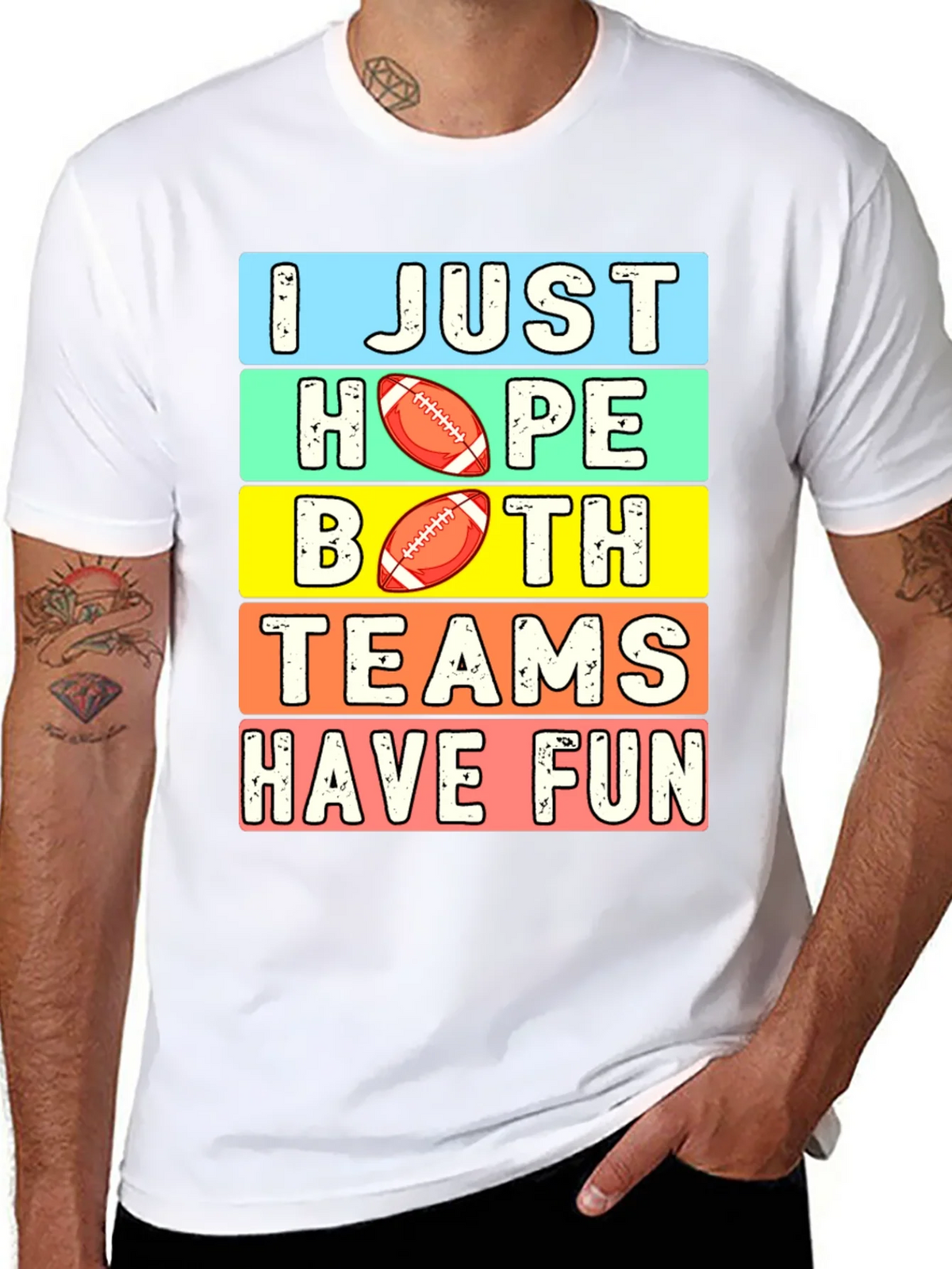 I Just Hope Both Teams Have Fun T-Shirt product image 7