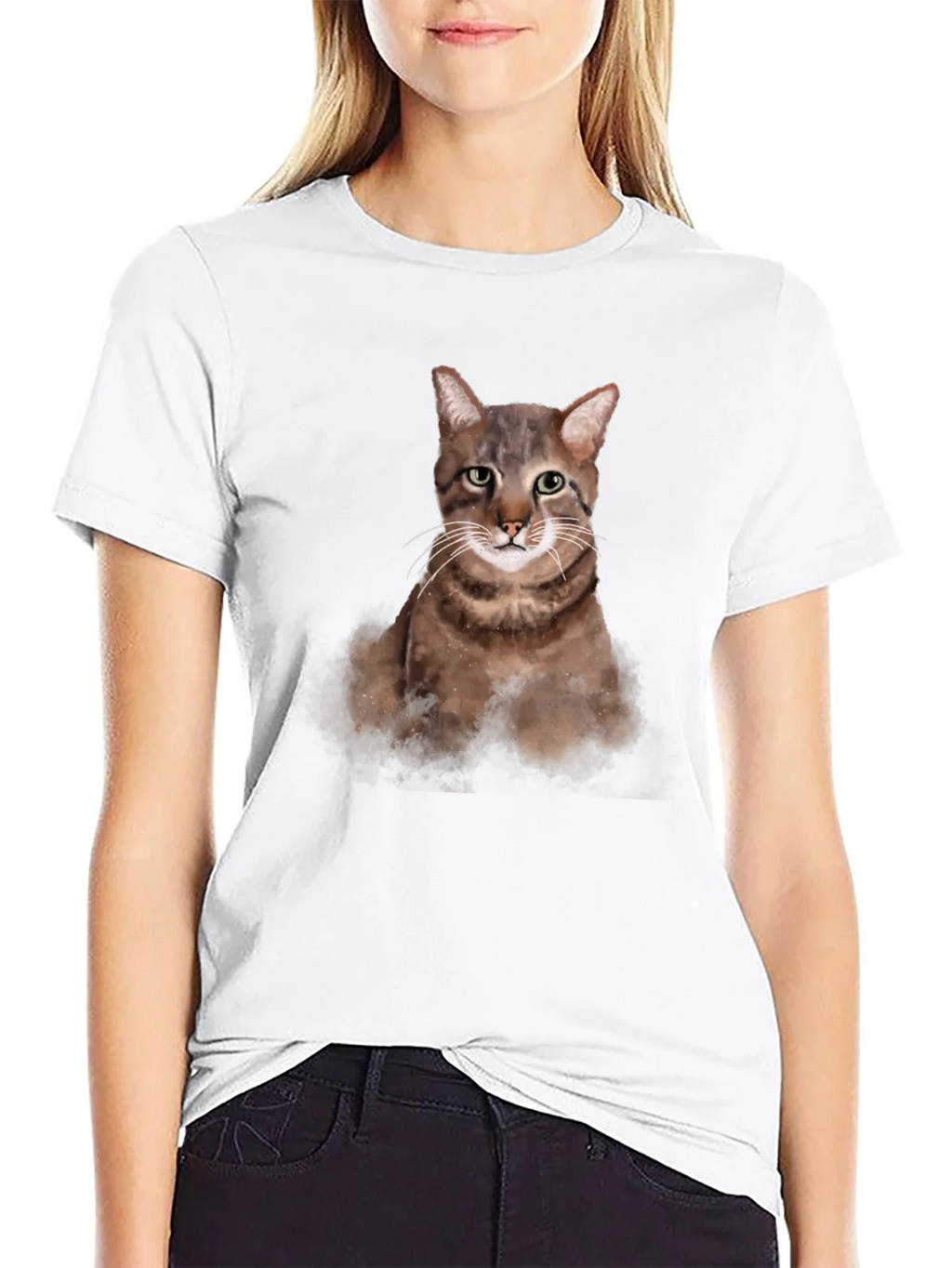 Cat Portrait Graphic T-Shirt - Unisex Casual Tee product image 8