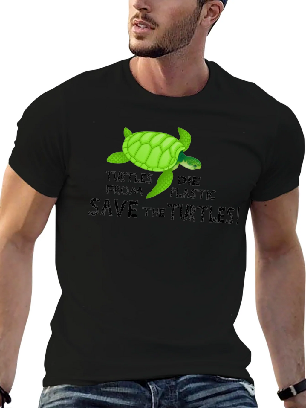 Save the Turtles Graphic Tee product image 6