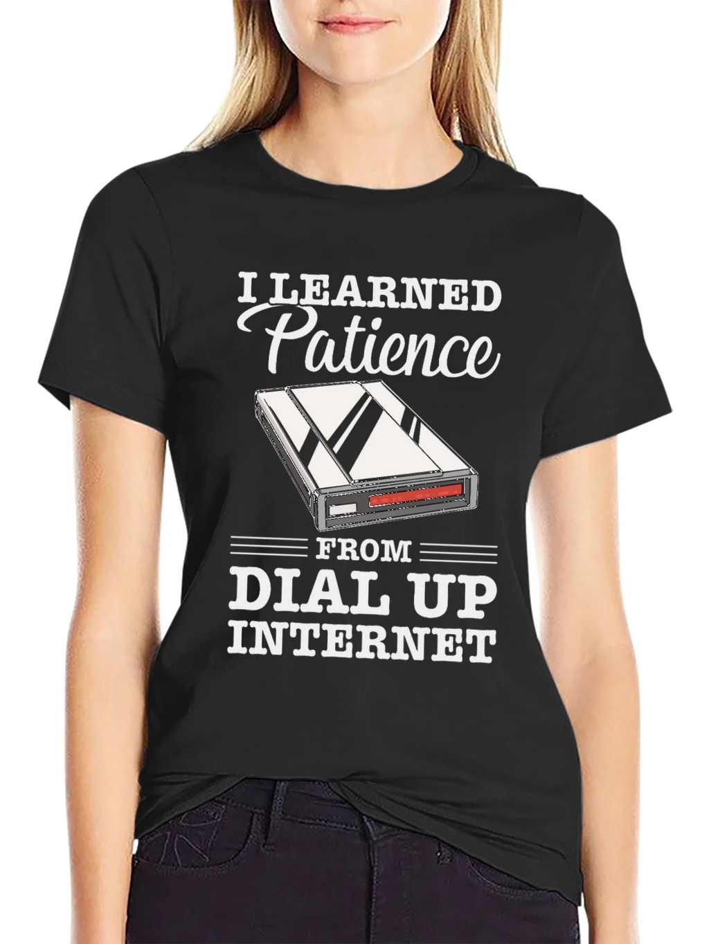 I Learned Patience From Dial Up Internet T-Shirt product image 2