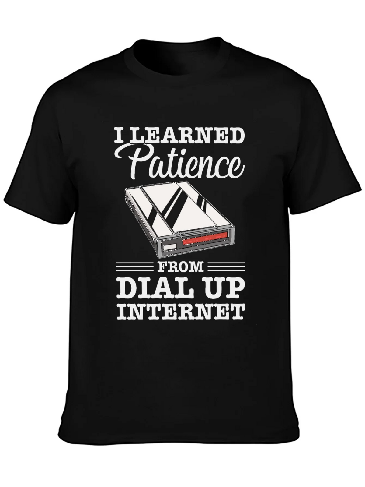 I Learned Patience From Dial Up Internet T-Shirt product image 3