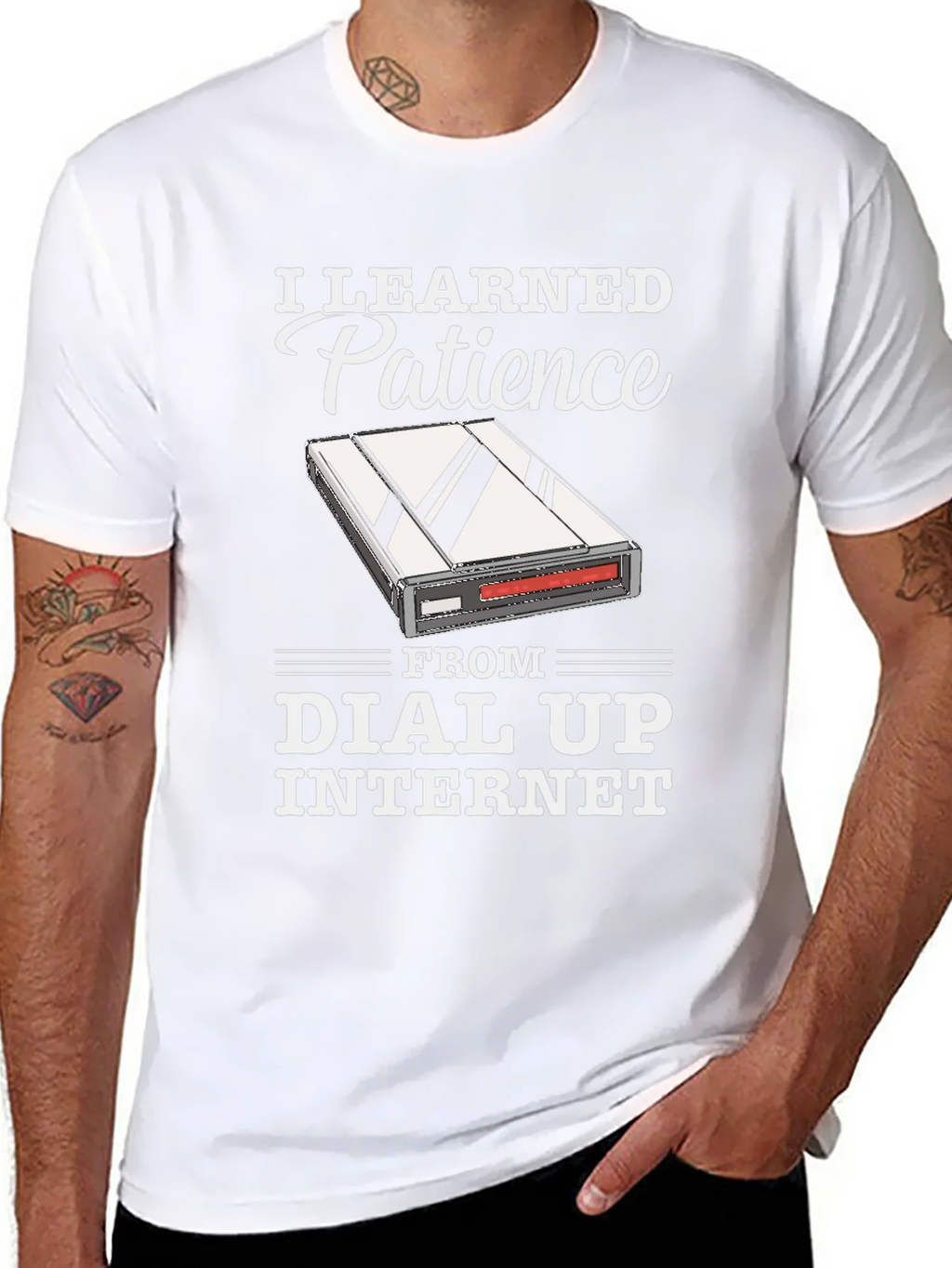 I Learned Patience From Dial Up Internet T-Shirt product image 7