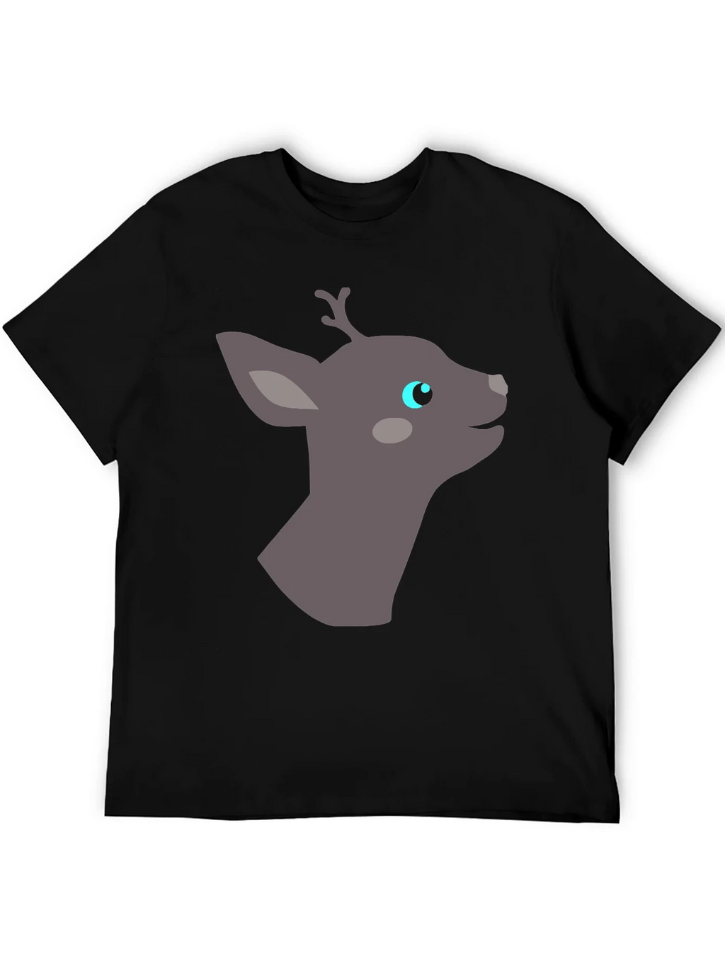 Deer Graphic Tee - Black Casual Shirt product image 5