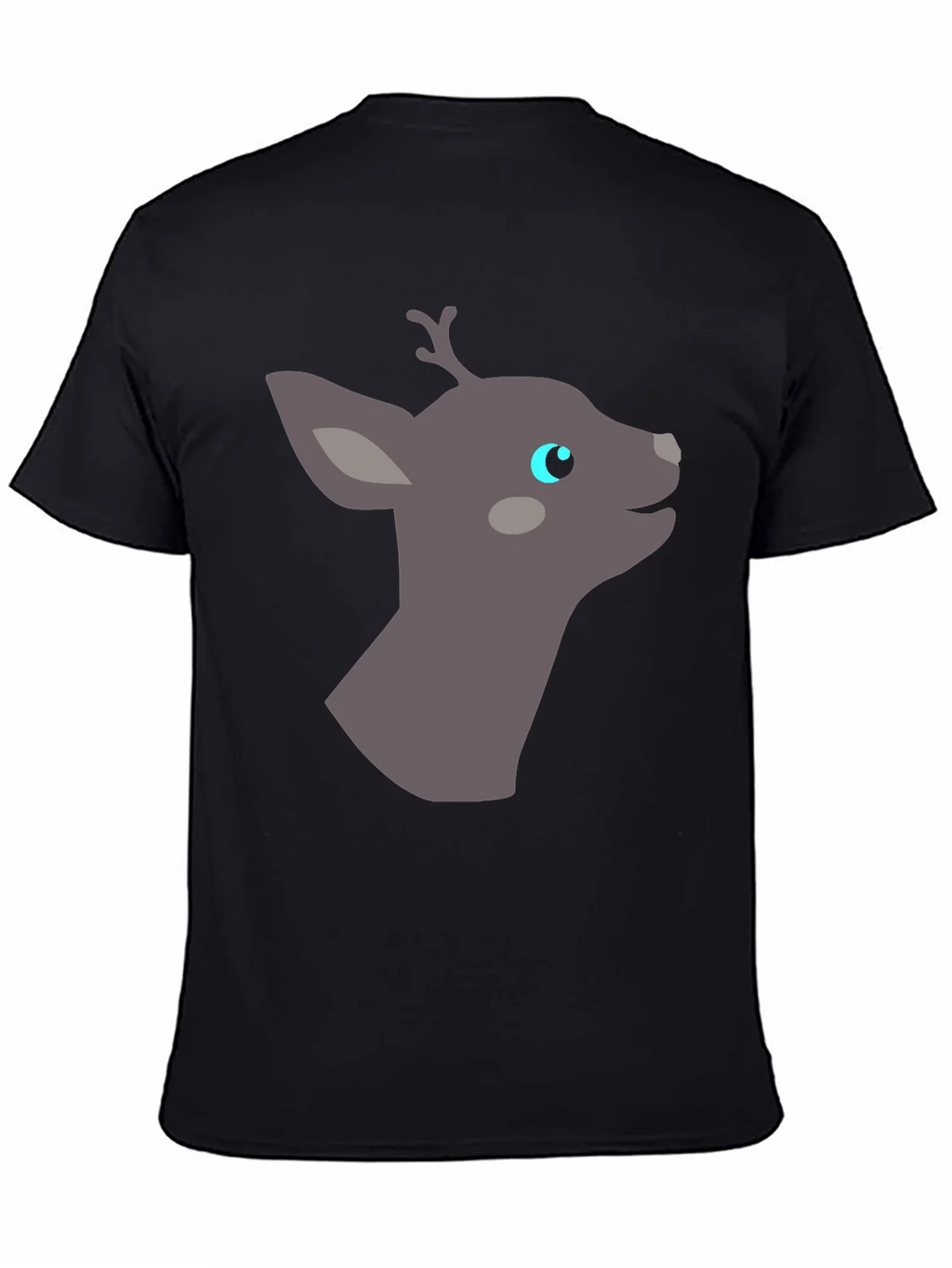 Deer Graphic Tee - Black Casual Shirt product image 4