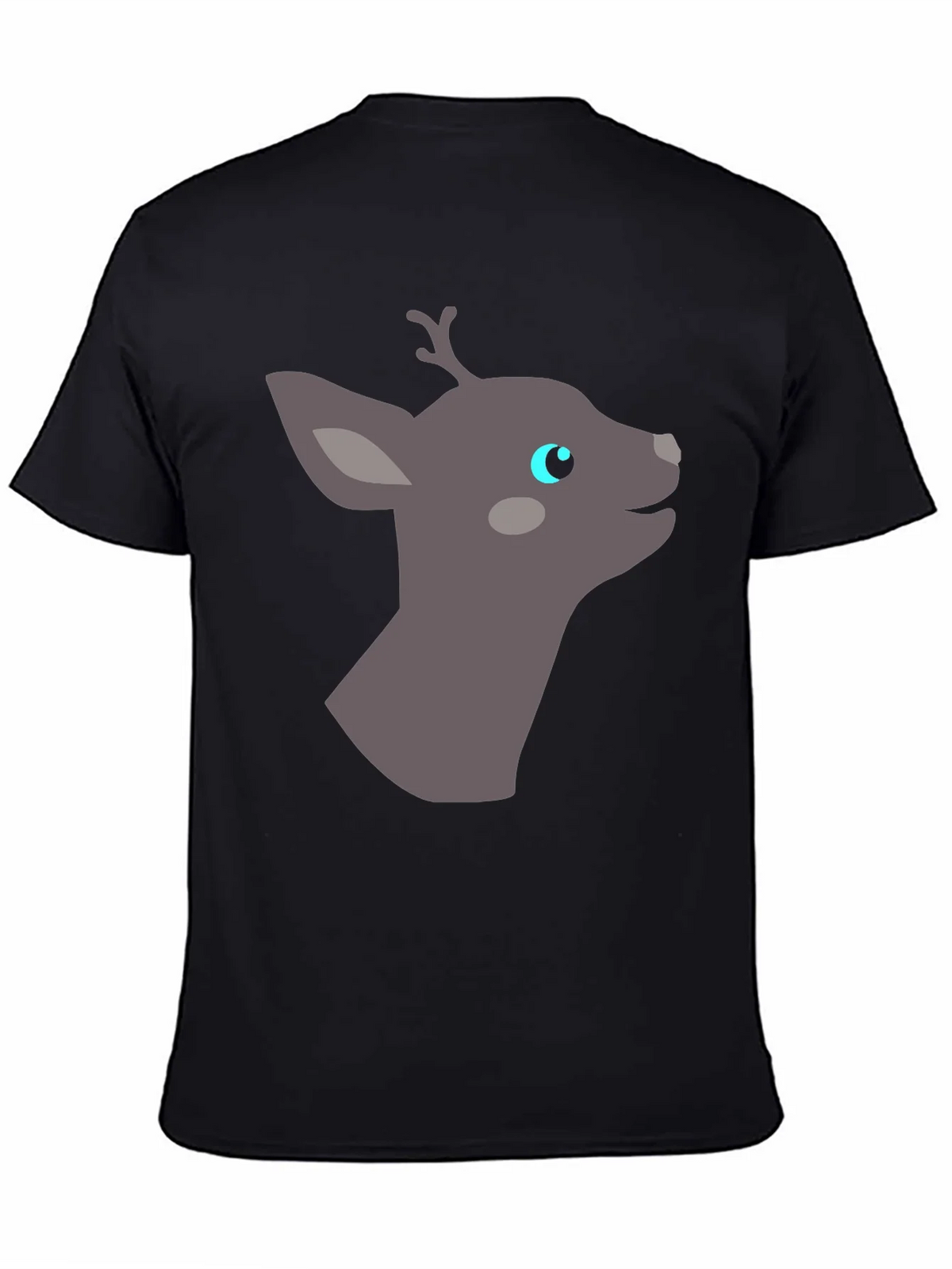 Deer Graphic Tee - Black Casual Shirt product image 4