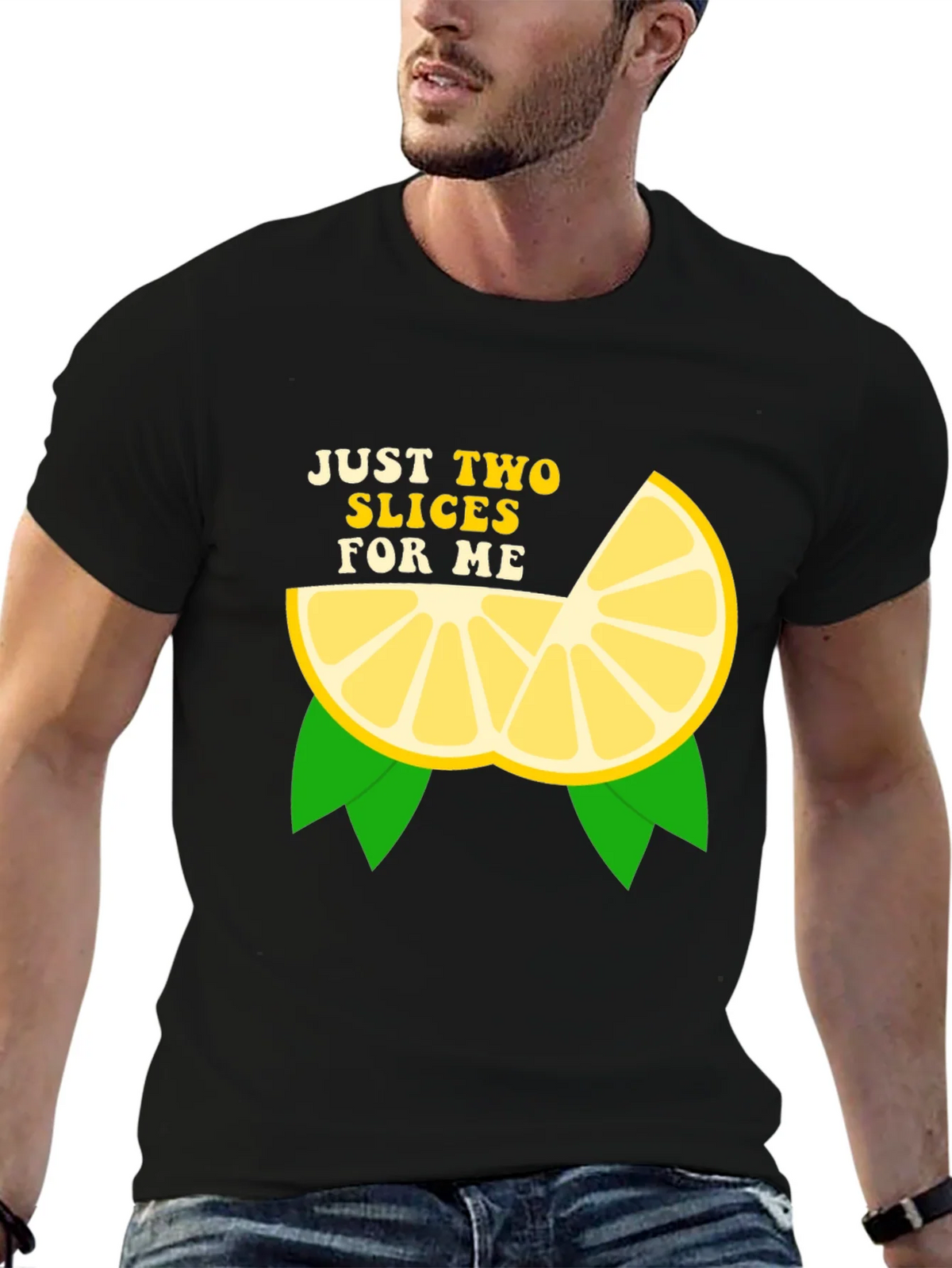 Just Two Slices T-Shirt - Lemon Graphic Tee product image 6