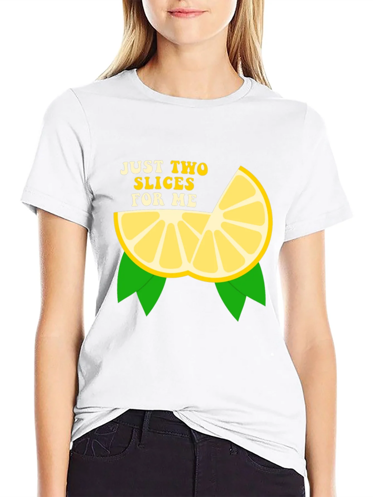 Just Two Slices T-Shirt - Lemon Graphic Tee product image 8
