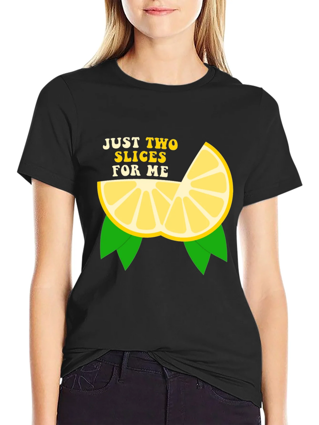 Just Two Slices T-Shirt - Lemon Graphic Tee product image 2