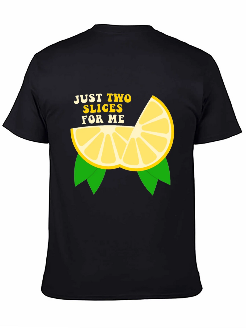 Just Two Slices T-Shirt - Lemon Graphic Tee product image 4