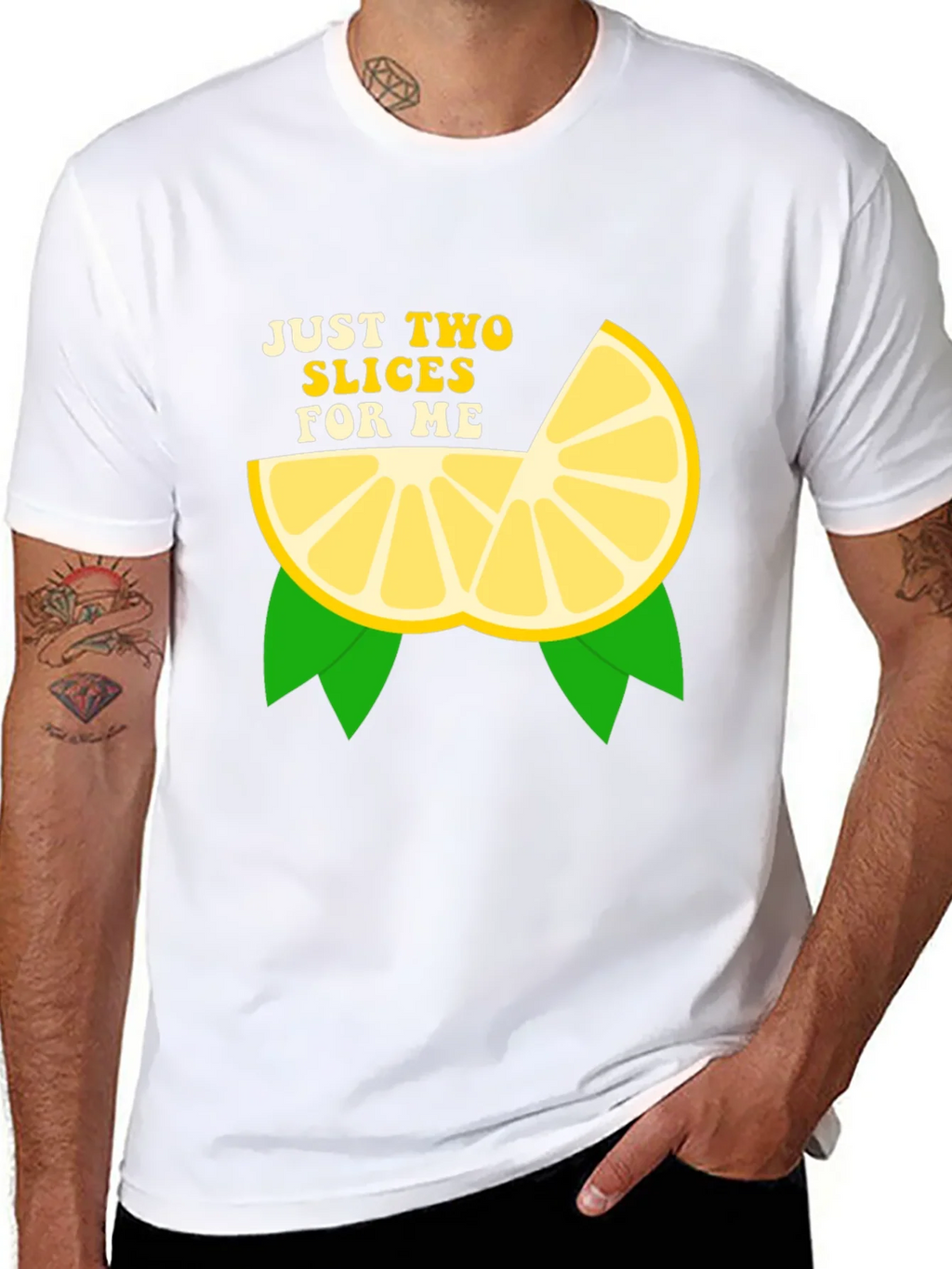 Just Two Slices T-Shirt - Lemon Graphic Tee product image 7