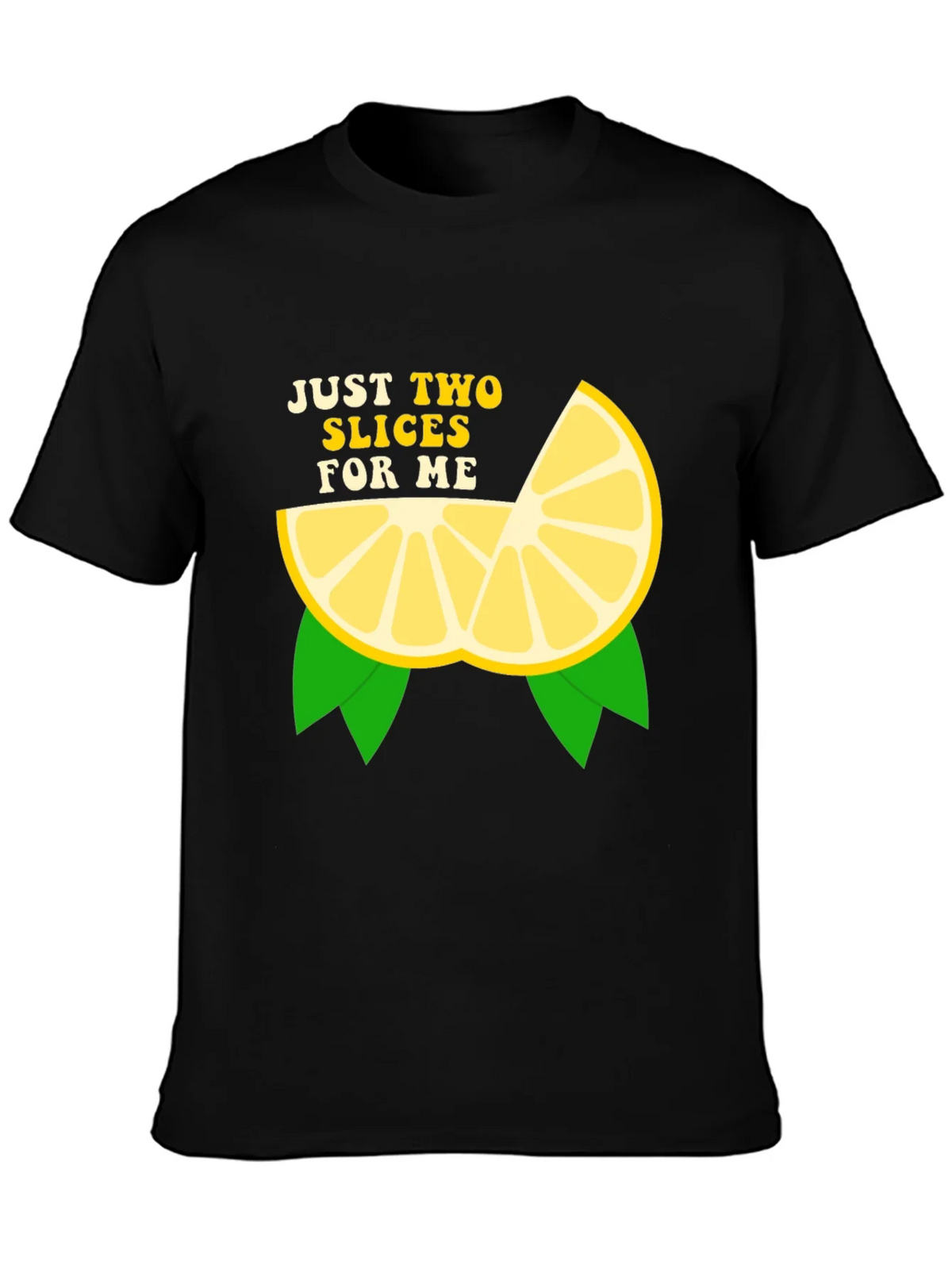 Just Two Slices T-Shirt - Lemon Graphic Tee product image 3