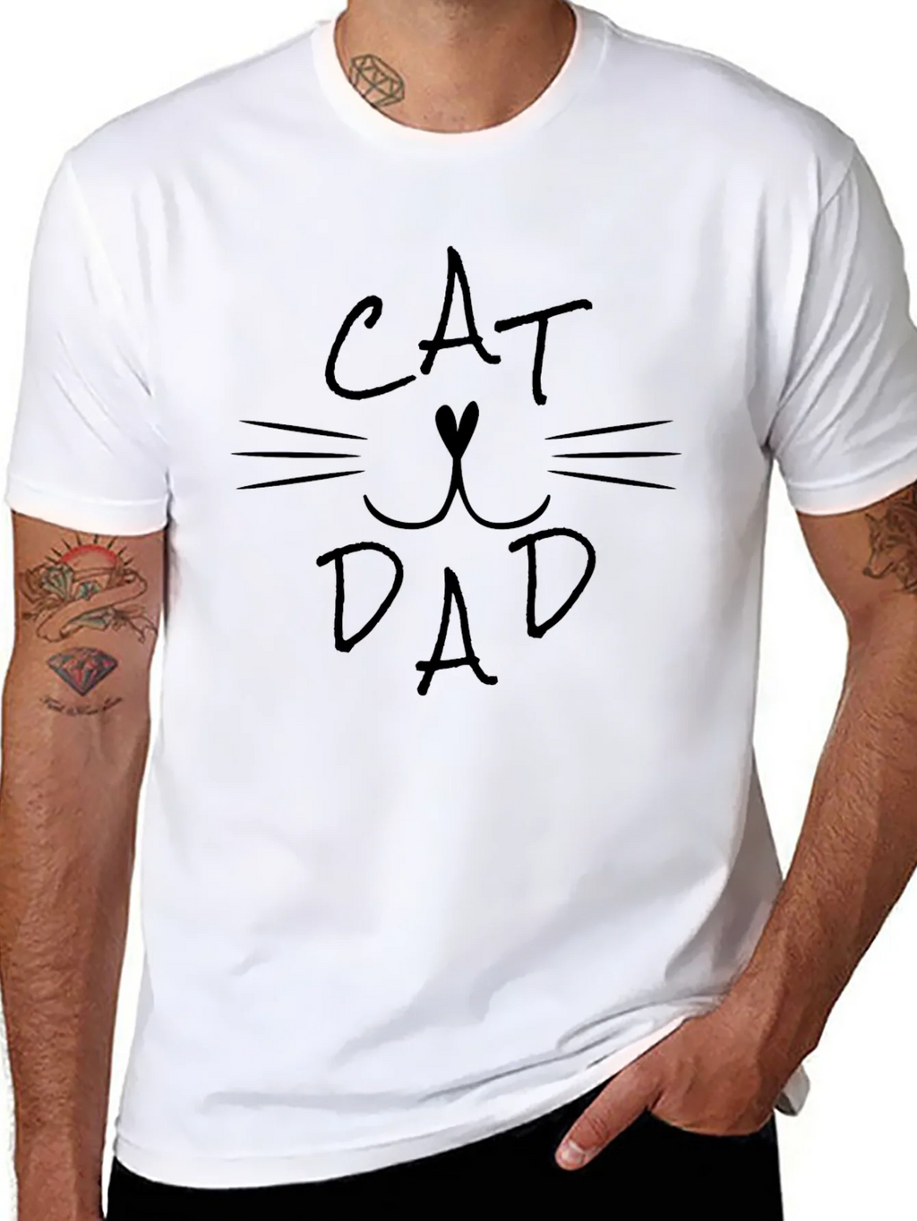 Cat Dad T-Shirt - Mens Graphic Tee product image 7