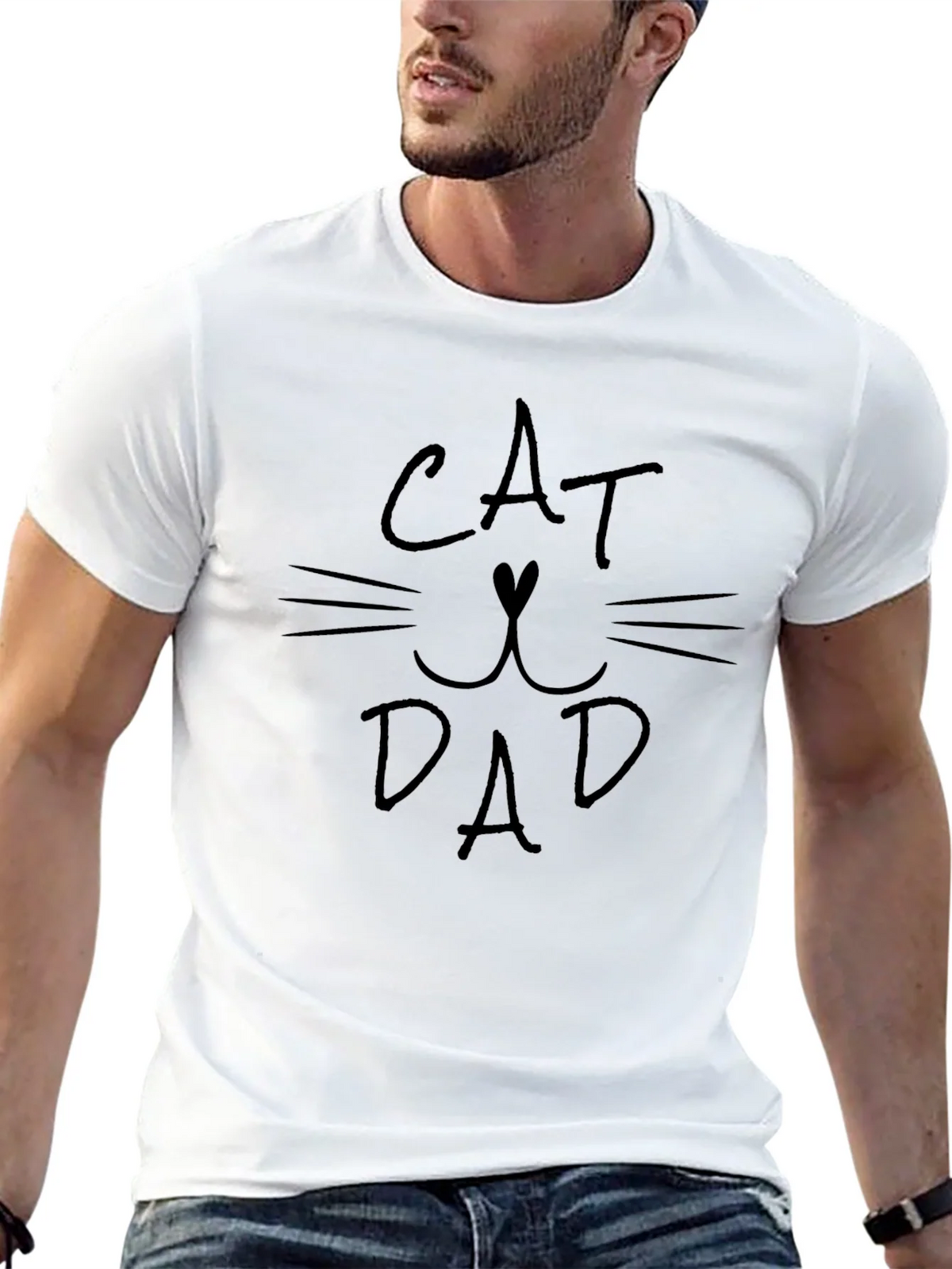 Cat Dad T-Shirt - Mens Graphic Tee product image 12