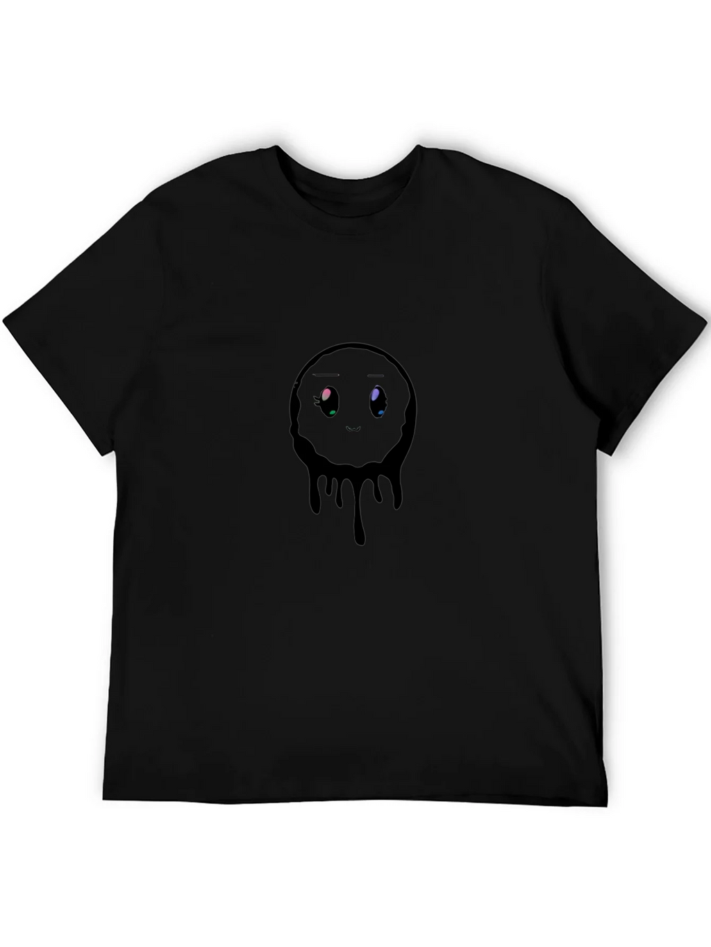 Melting Emotion Graphic Black T-Shirt product image 5