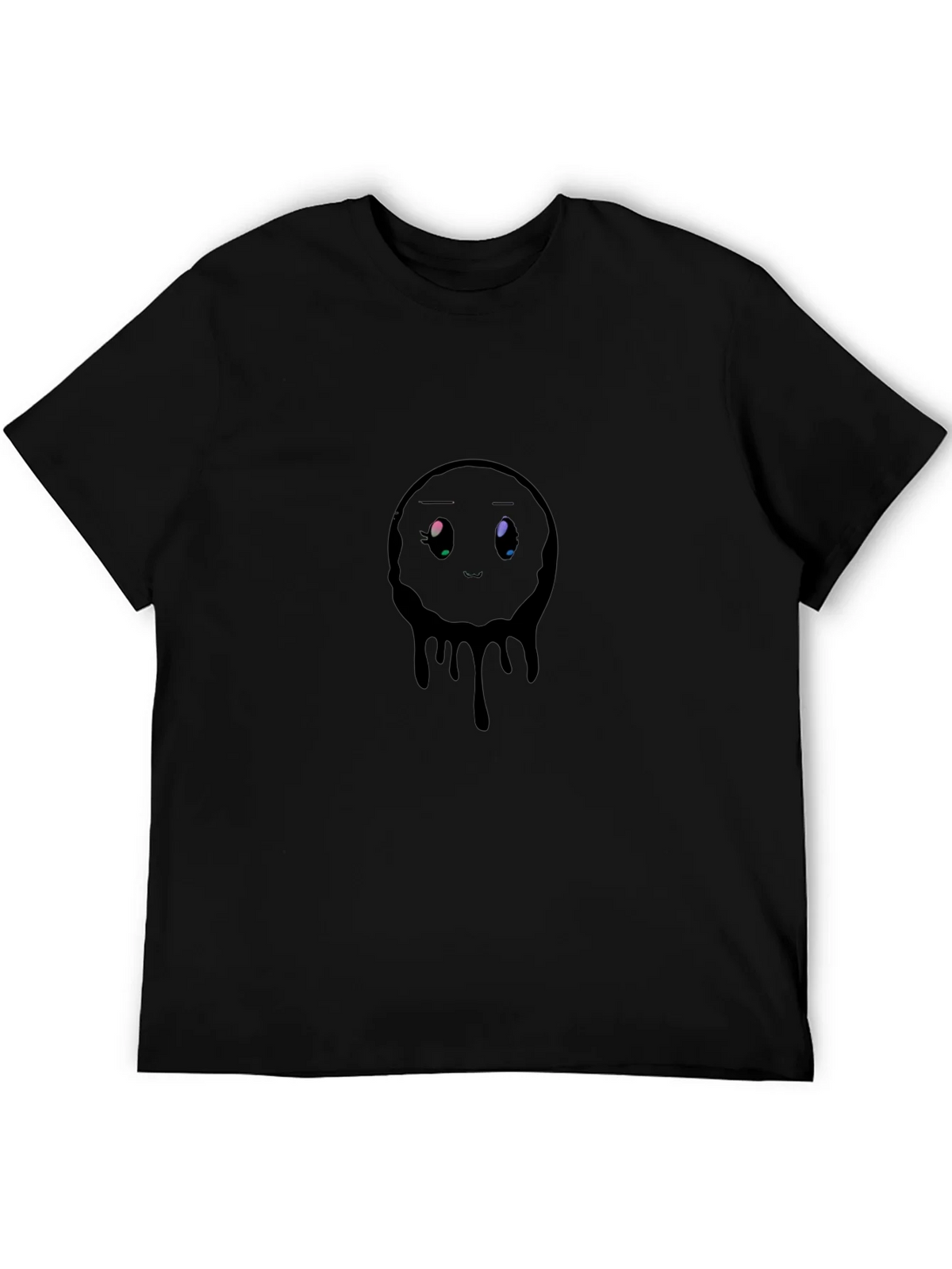 Melting Emotion Graphic Black T-Shirt product image 5