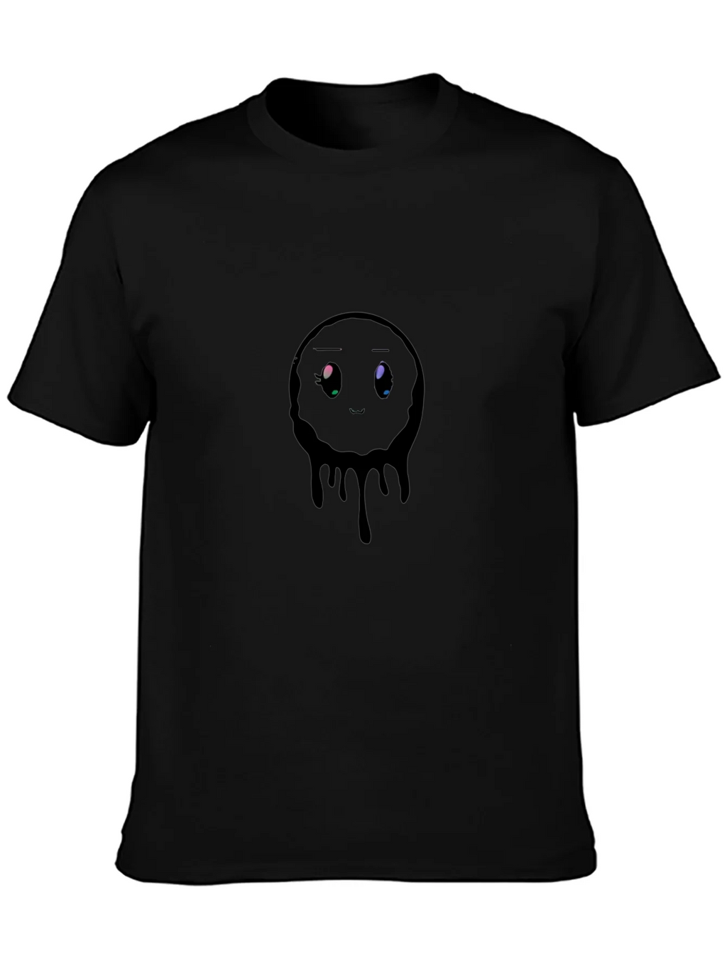 Melting Emotion Graphic Black T-Shirt product image 3