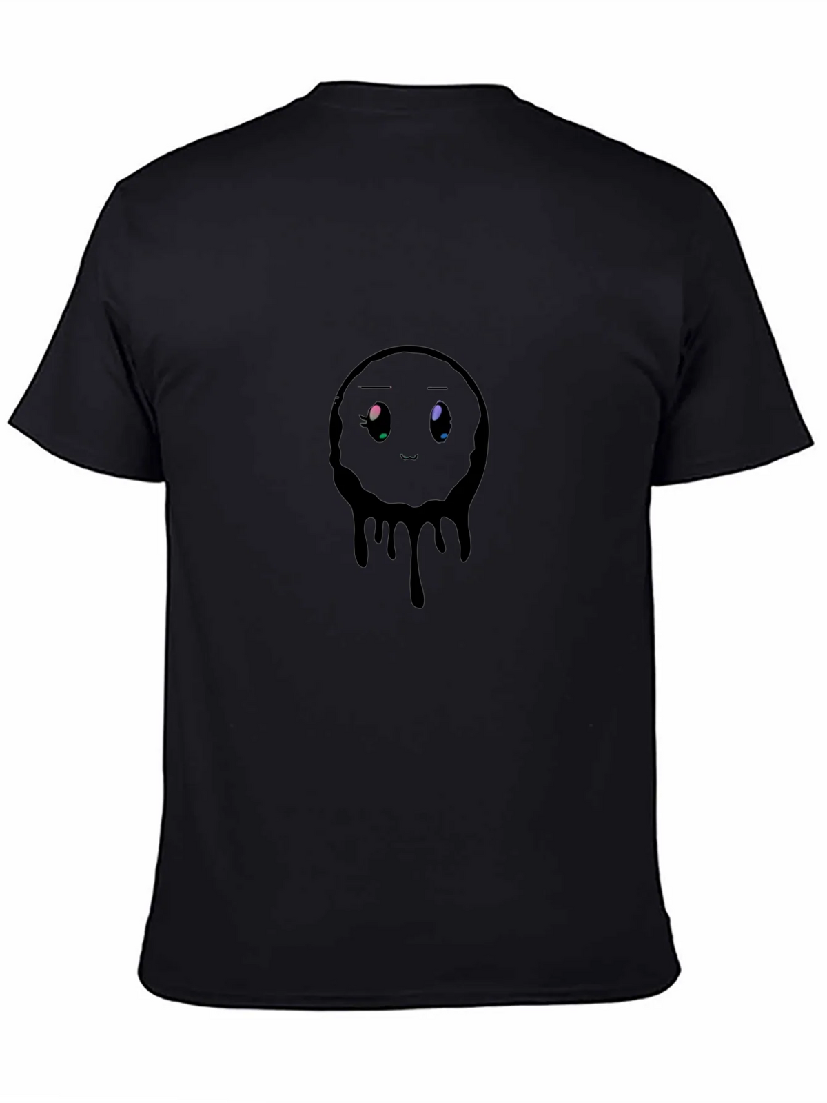 Melting Emotion Graphic Black T-Shirt product image 4