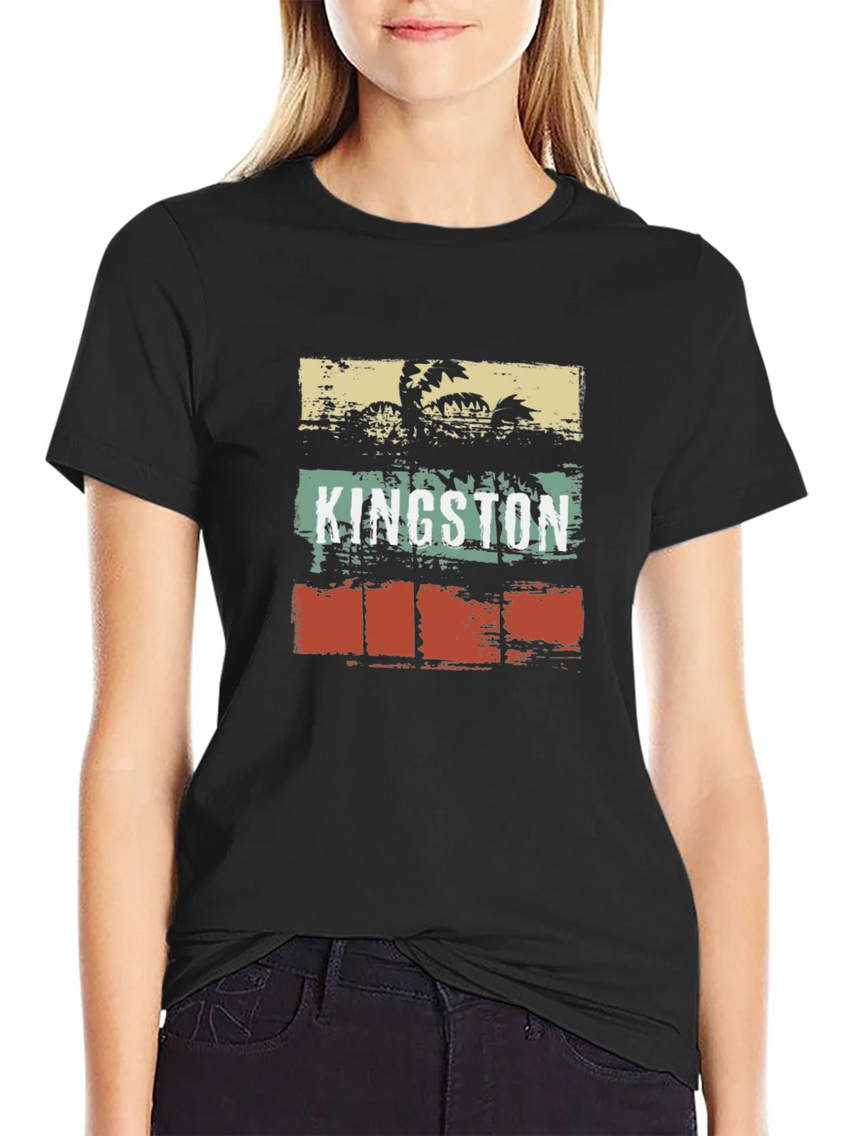 Kingston Retro Palm Tree T-Shirt product image 2
