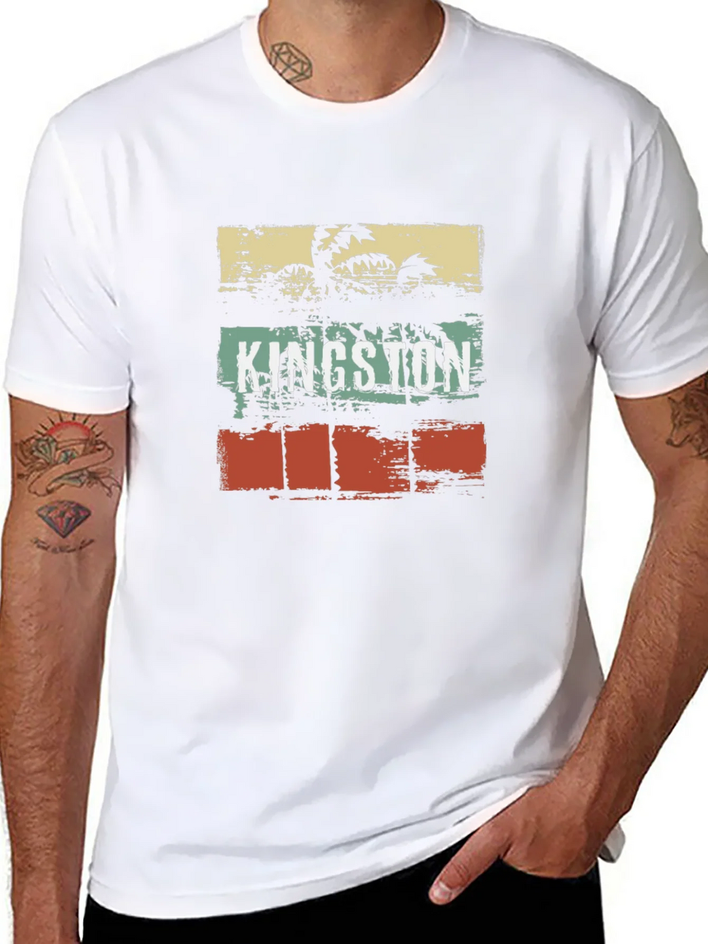 Kingston Retro Palm Tree T-Shirt product image 7