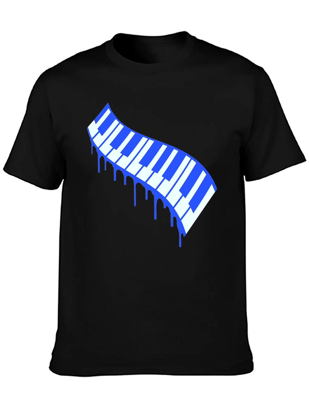 Dripping Keys Graphic Tee - Stylish Music Lover T-Shirt product image 3