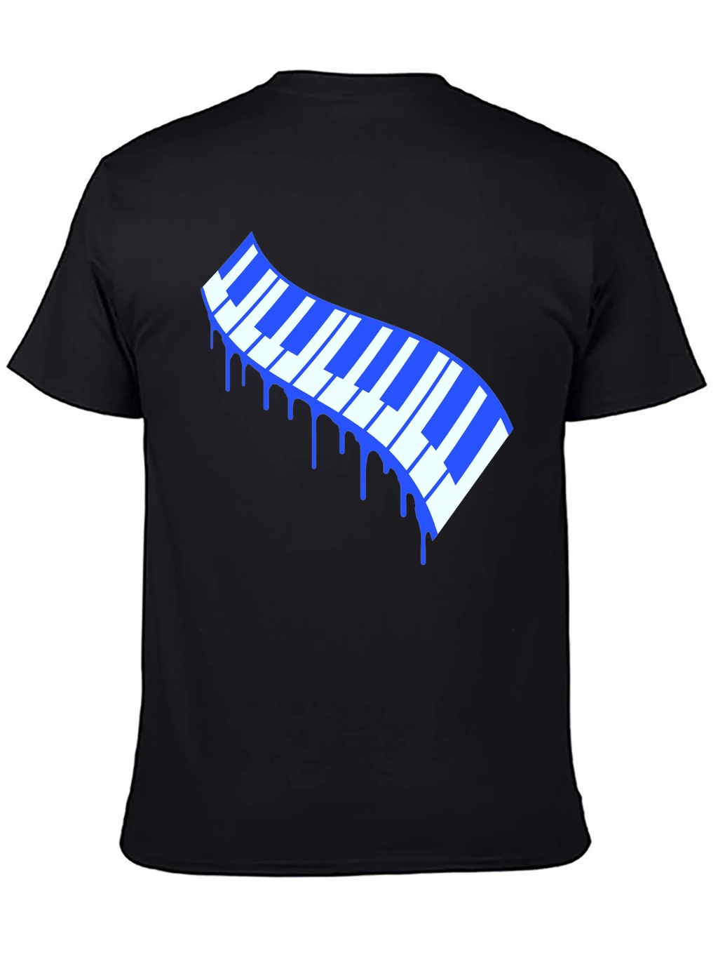 Dripping Keys Graphic Tee - Stylish Music Lover T-Shirt product image 4