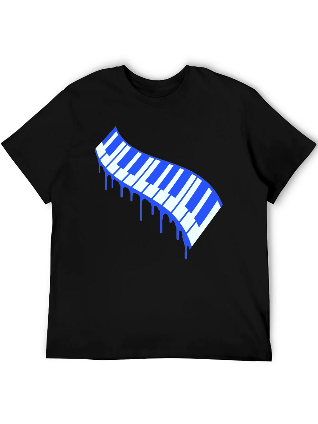 Dripping Keys Graphic Tee - Stylish Music Lover T-Shirt product image 5