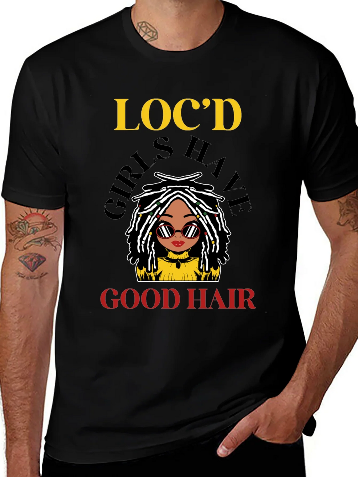 Locd Girls Good Hair Graphic Tee product image 1