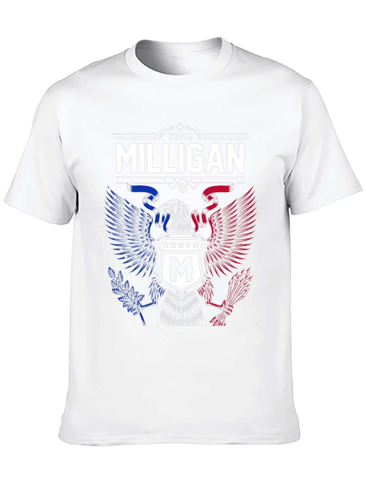 Team Milligan Patriotic Eagle Graphic T-Shirt product image 8