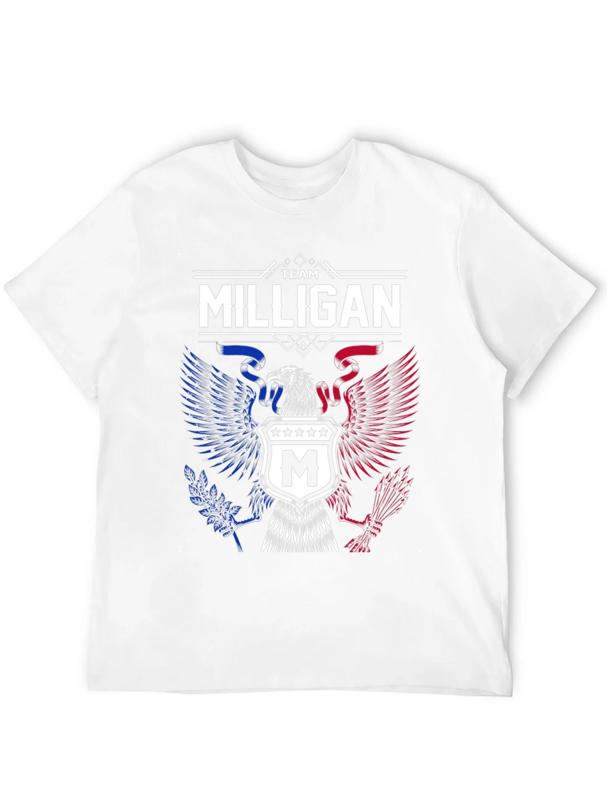 Team Milligan Patriotic Eagle Graphic T-Shirt product image 10